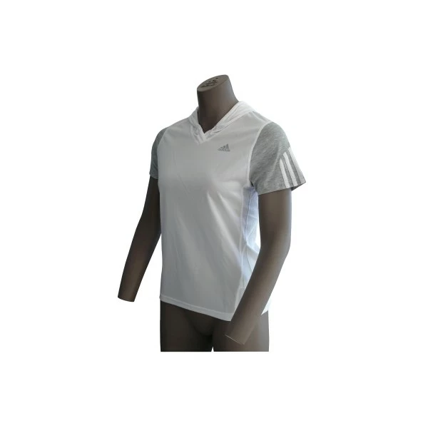 Adidas Response Shortsleeved Hoody Grey Heather - Fitshop 3 Adidas Response Shortsleeved Hoody Grey Heather - Fitshop