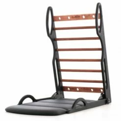 Elasko-Bar Walnoot Kunst Leer Zwart - Fitshop