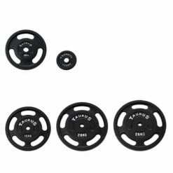 Taurus Gietijzer Halterschijven Met Greep 3G - Fitshop