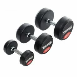 Taurus Halterset Gerubberd 2,5 - 40 Kg | Barbell Halter - Fitshop